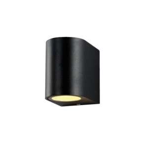 Corp de iluminat cu LED , GU10 , lateral , rotund , 1 cale , negru , exterior , IP44 107413424 - Lămpi de perete pentru exterior
