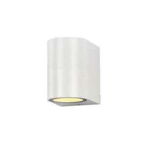 Corp de iluminat cu LED-uri , GU10 , lateral , rotund , 1 cale , alb , exterior , IP44 107413425 - Lămpi de perete pentru exterior