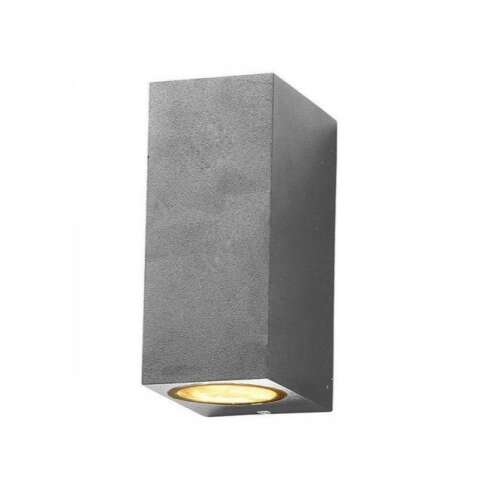 Corp de iluminat cu LED , 2 x GU10 , lateral , 2 căi , gri , exterior , IP44 107413434