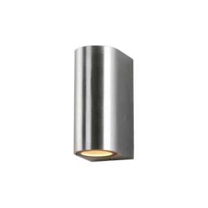 Lampa de perete exterior din metal lustruit, 2 x GU10, IP44 - Lămpi de perete pentru exterior