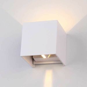 Lumină Optonica albă, pătrată, LED, lampă de perete pentru exterior cu fascicul de lumină reglabil - Lămpi de perete pentru exterior