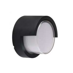 Corp de iluminat cu LED-uri , lateral , rotund , 15W , alb cald , negru , exterior , IP44 107413459 - Lămpi de perete pentru exterior