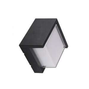 Corp de iluminat cu LED-uri , lateral , pătrat , 15W , alb cald , negru , exterior , IP44 107413461 - Lămpi de perete pentru exterior