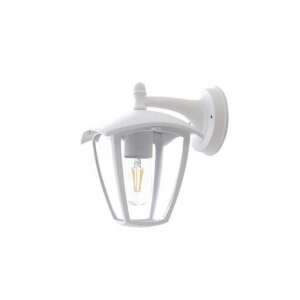 Corp de iluminat cu LED , soclu E27 , perete lateral , exterior , alb mat , IP44 , 9304 107413465 - Lămpi de perete pentru exterior