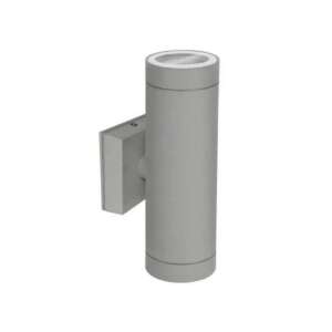 LED-Leuchte , BART EL , außen , Wand , Zylinder , grau , LE und FEL , 2 x GU10 Fassung 107414354 - Lămpi de perete pentru exterior