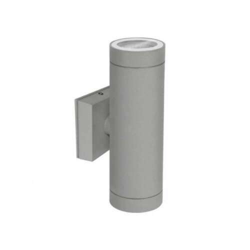 LED-Leuchte , BART EL , außen , Wand , Zylinder , grau , LE und FEL , 2 x GU10 Fassung 107414354