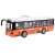 Orange toy bus with openable doors, light and sound effects, 1:16 scale, Bus A Driving, Jiansheng