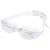 Úszószemüveg orrcsipesszel és füldugóval, fehér színben