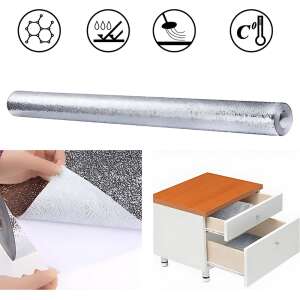 Öntapadó alufólia, 60x300 cm JOZY®, bútorok, különösen konyhák védelem, modern és funkcionális megjelenés bármilyen térbe