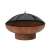 Barbecook Jack 75 fire pit with Barbecook BC-ACC-7447 steel spark arrestor grid