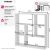 Tartu Shelf with 7 Open Compartments, 104x29x107 cm 130247397