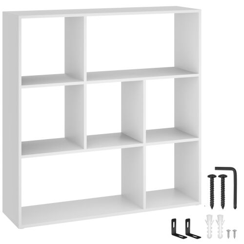 Tartu Shelf with 7 Open Compartments, 104x29x107 cm 130247397