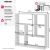 Tartu Shelf with 7 Open Compartments, 104x29x107 cm 130247397