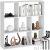 Tartu Shelf with 7 Open Compartments, 104x29x107 cm 130247397