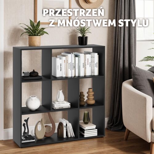 TecTake Tartu - Regał - 7 Półek - 104x29x107 cm 112289252