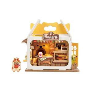 Rolife Teddy's Breadbox 3D wooden miniature bakery DIY model kit - Rolife