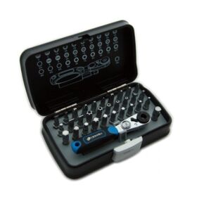 Satz Schraubendreherspitzen, 1/4 Stahl, S2-Ratsche, 33-teilig, HT1R460