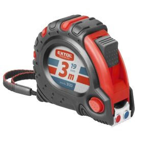Extol Premium Tape Measure, 19 mm width, 3 m 121786514 - Extol