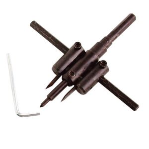 Extol Craft Adjustable Hole Cutter 30-120mm - Drill and Screwdriver Accessory