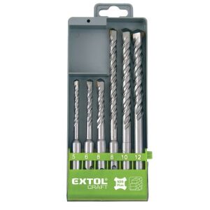 Extol SDS-PLUS Concrete Drill Bit Set, 5-12mm, 6 pieces 121786582 - Extol