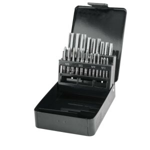 Extol 21-piece Tap Set, M3-M4-M5-M6-M8-M10-M12 121786605 - Drill bit
