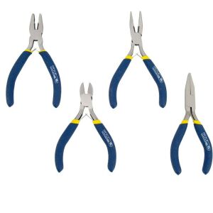Extol 4-Piece Pliers Set, Combination, Side Cutting, Straight, Flat - Pliers