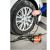 Extol Premium portable car compressor inflating car tire