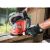 Sanding a window frame with Extol Premium cordless orbital sander