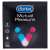 Durex Mutual Pleasure condoms, 3 pack, ribbed and dotted for enhanced pleasure