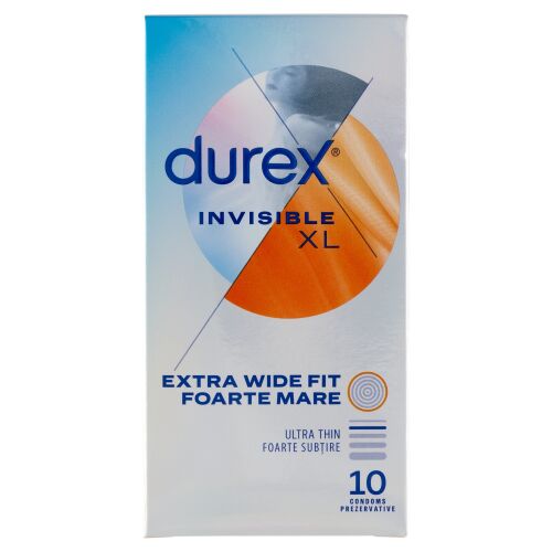 Durex Invisible XL prezerwatywy 10szt 126854029