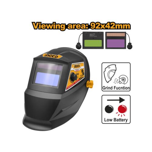 INGCO Automata Hegesztőpajzs - 2 Szenzoros - DIN 9-13 117339024
