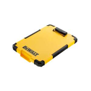 Schowka DEWALT ToughSystem z wbudowanym oświetleniem LED, zamknięta, widok pod kątem - Dewalt