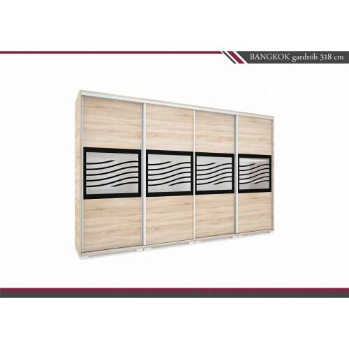 Bangkok tolóajtós gardrób – 318 cm 107440576
