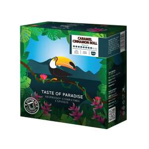 Taste of Paradise Caramel Cinnamon Roll Nespresso compatible coffee capsules, 10 capsules - Food & Drink
