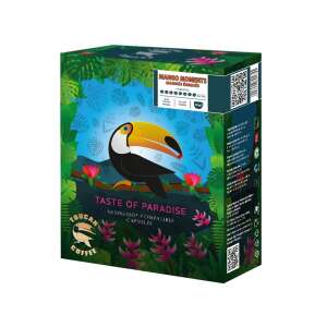 Toucan Coffee Mango Moments Nespresso kompatibilis kapszulák, íze a paradicsomnak, 10 kapszula - Toucan
