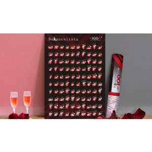 Káma-Szútra kaparós poszter, 100 pozíció kipróbálásra - Felnőtt ajándék