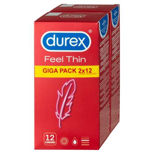 Kondóm Durex Feel Thin 2x12ks