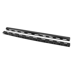 Lanberg AK-1211-B rack accessory cable management panel, black - Lanberg Rack Cabinet Accessory