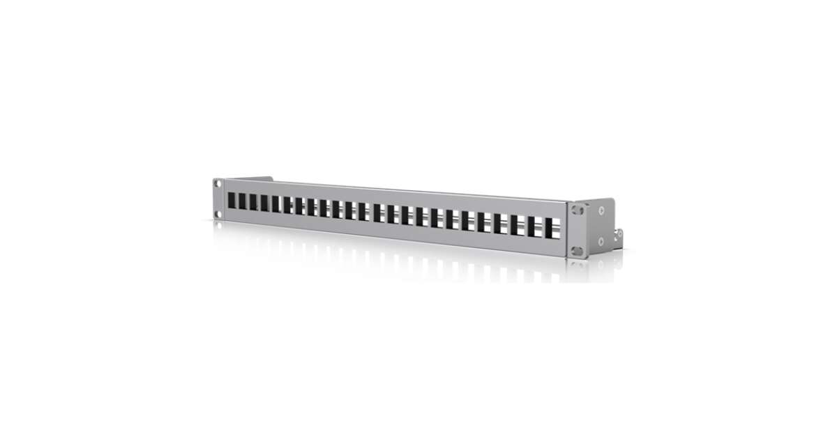 Ubiquiti Rack mount 24-port blank keystone patch panel | Pepita.com