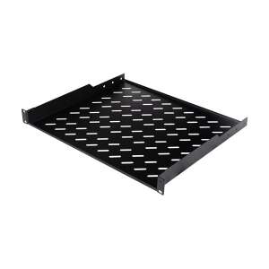 Rafturi pentru rack Equip EZFS-19-1-60-B, negru, 19 inci, 1U, 600 mm adâncime - Equip Accesorii pentru dulapuri Rack
