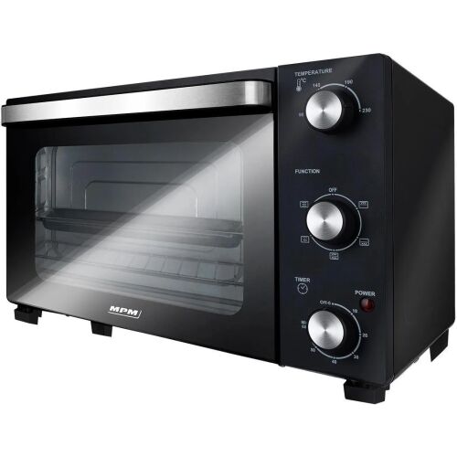 MPM MPE-14 Schwarz-Inox Elektroofen, 22L Kapazität