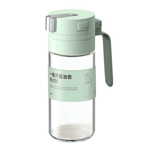Dispenser automat de ulei Flippy verde, cu inducție gravitațională, 550 ml