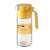 Flippy automatic oil dispenser, yellow, 550ml, glass, kitchen