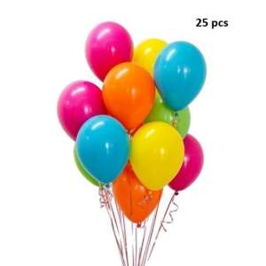 Set of 25 colorful latex balloons, 30 cm, perfect for parties and celebrations - Balloon