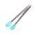 Blue silicone mitten tongs, food tongs, kitchen tongs, serving tongs
