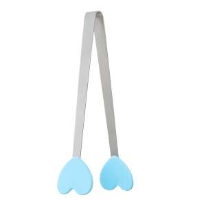 Cleste Creativ Flippy szczypce silikonowe w kształcie serca, niebieskie - Przybory kuchenne