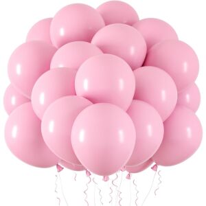 KipHome Set of 10 Pink Latex Balloons, Party Decoration - Balloon