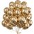Large Bunch of Gold Chrome Party Balloons, KipHome
