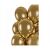 Close-up of Gold Chrome Party Balloons, KipHome