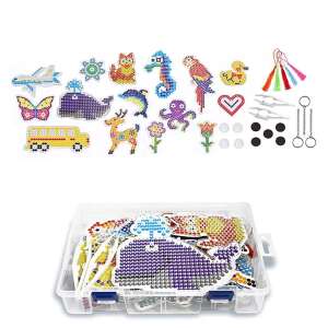 Vasalható gyöngy sablon készlet kiegészítőkkel 50+ db